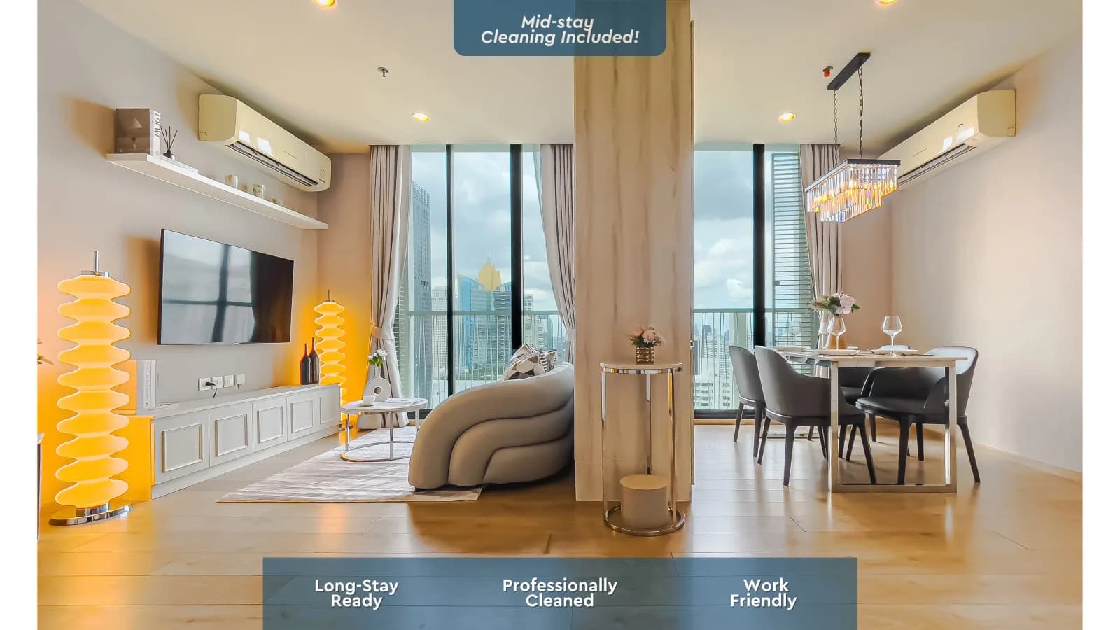 Noble Recole – 2BR CBD Stay | Prime Sukhumvit | Walk to BTS/MRT | Ultra Wi-Fi